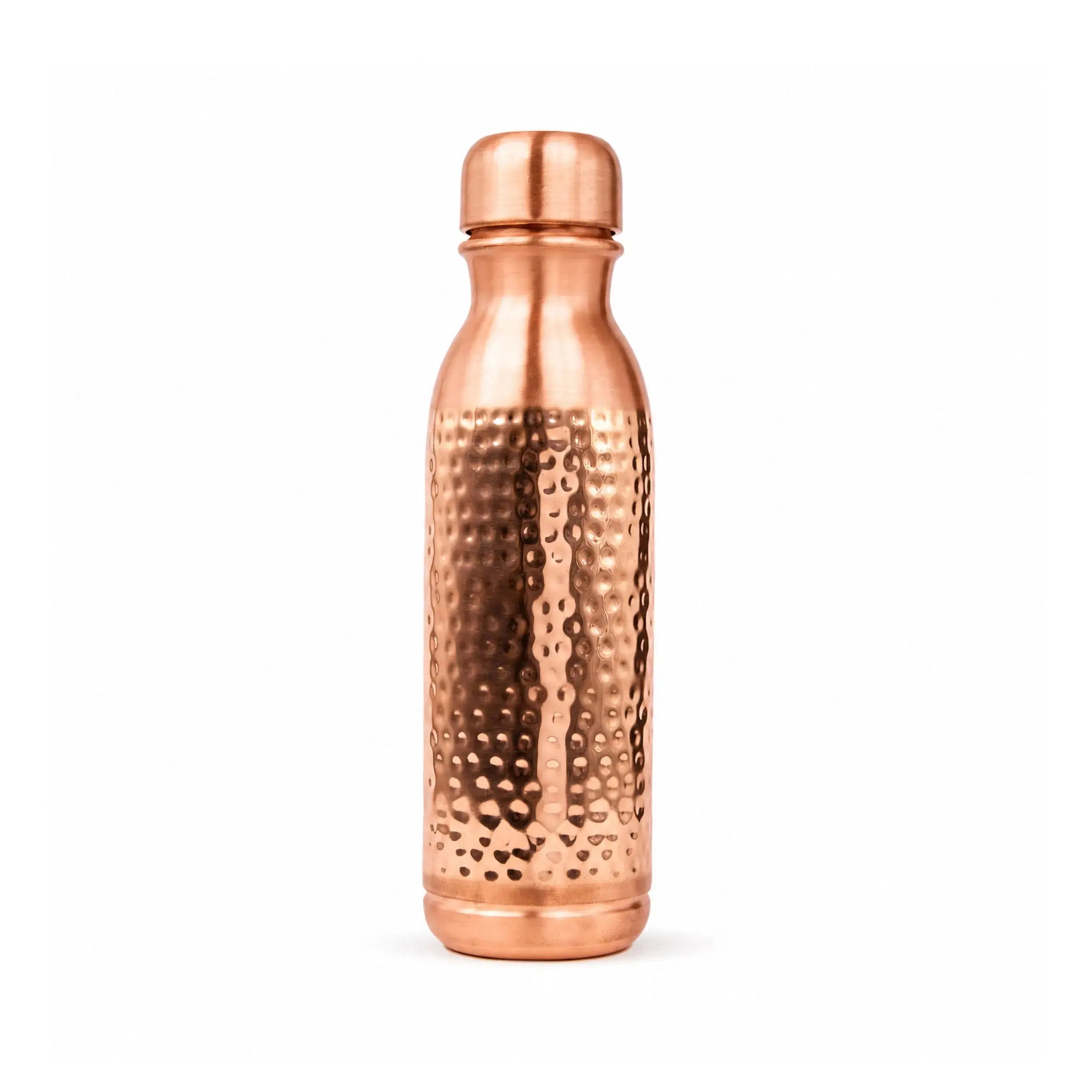 Ayurveda-Inspired Hammered Copper Bottle